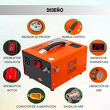 Compresor de Aire PCP 4500 PSI 30 MPa 12V / 120V
