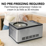 Whynter Máquina para Hacer Helados de 2 litros 110V