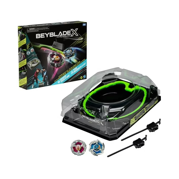 Set de Batalla Beyblade X Xtreme con Beystadium Arena – 2 Trompos y 2 Lanzadores