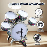 Set de Batería Infantil Jazz Drum Rock Kit 5 Piezas – Instrumento Musical para Niños