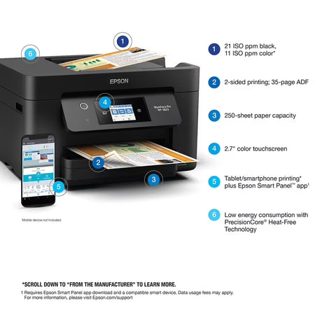 Impresora Multifuncional Epson WorkForce Pro WF-3823 Inalámbrica