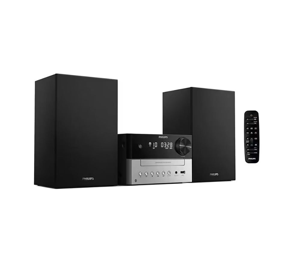 Sistema estéreo Bluetooth Philips para el hogar con reproductor de CD