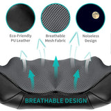 Masajeador Eléctrico Nekteck Shiatsu para Cuello y Hombros | Inalámbrico Recargable con Calor