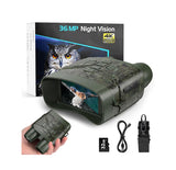 Binoculares de visión nocturna infrarroja 4K con batería recargable