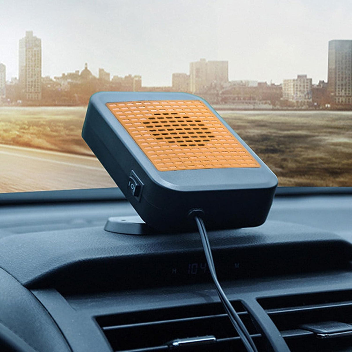 Calefactor Portátil para Automóvil 12V | Desempañador y Descongelador de Parabrisas