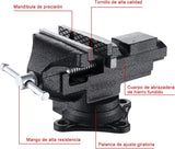 TEENO, Tornillo De Banco Ligero 3.5' Ajuste Rápido