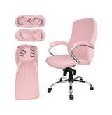 Tatuo 3 piezas de fundas para silla de oficina y computadora Rosa
