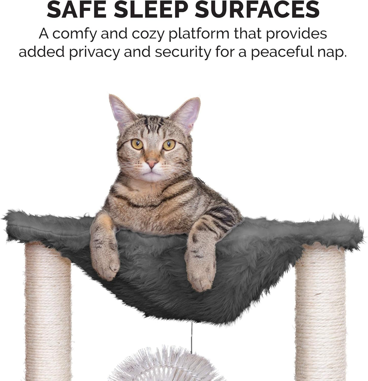 Centro de Juegos para Gatos Furhaven Tiger Tough Hammock Playground