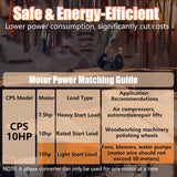 Convertidor Digital de Fase LGIB CPS-10HP Monofásico a Trifásico 220V 10 HP
