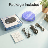 Gueray H-01 Reproductor de CD Portátil Discman con Audífonos y Anti-Salto