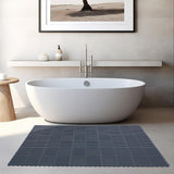 Set de 9 Baldosas Modulares Antideslizantes 30 x 30 cm – Gris Oscuro