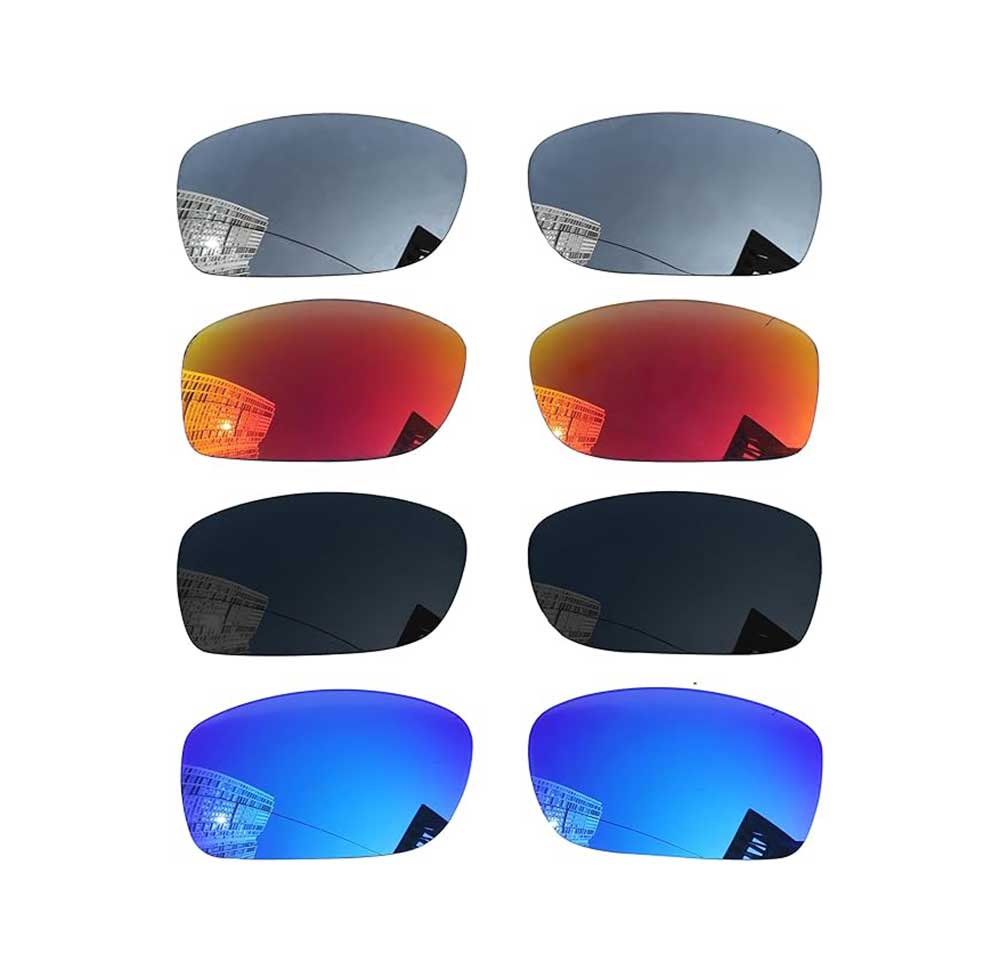 4 pares de lentes de repuesto polarizadas para gafas de sol Oakley Holbrook