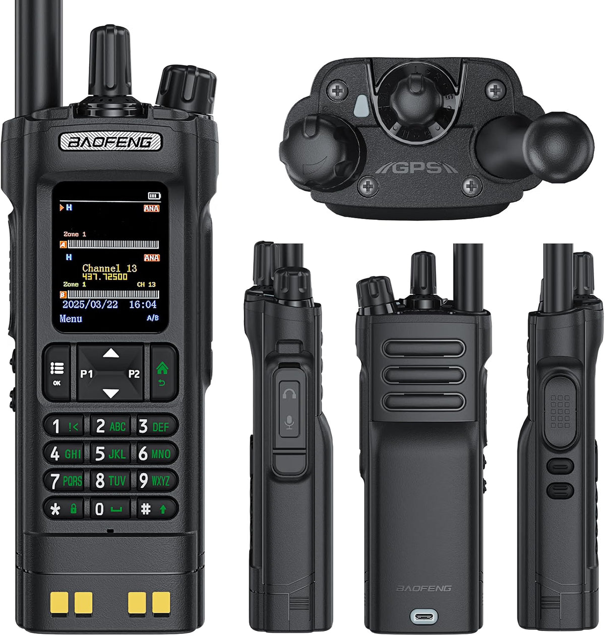 BAOFENG DM-32 Radio DMR Digital y Analógica VHF/UHF – GPS/APRS – 10 W