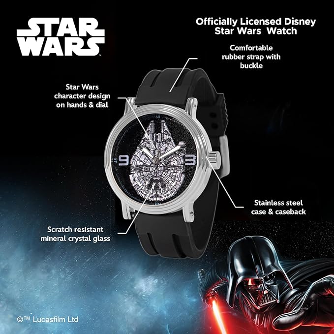 Star Wars Reloj de cuarzo analógico vintage