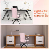Tatuo 3 piezas de fundas para silla de oficina y computadora Rosa