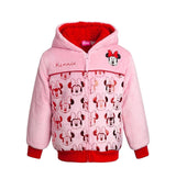 Disney Poleron hoodie con capucha de forro polar para niñas
