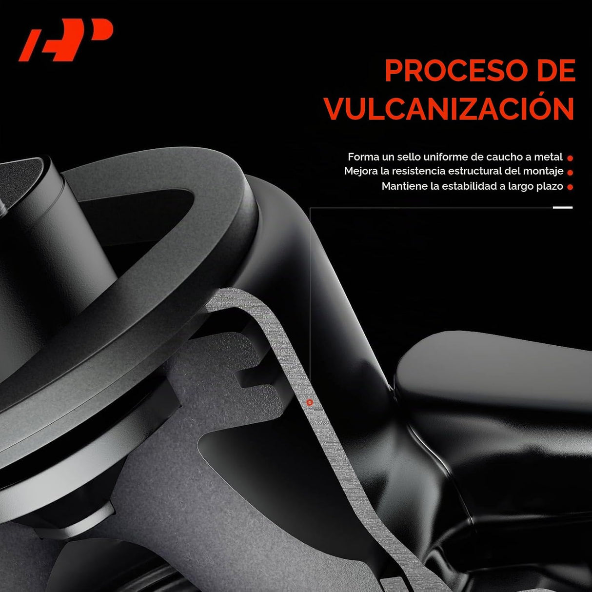 Kit de 4 Soportes de Motor y Transmisión para Toyota Camry 2007–2009 2.4L Automático A-Premium