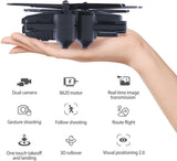 Dron P30 con cámara dual 4K y control remoto, compatible con smartphones