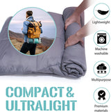 Manta Outdoor Acolchada para Camping | Impermeable | Ultraliviana | Green Mountain