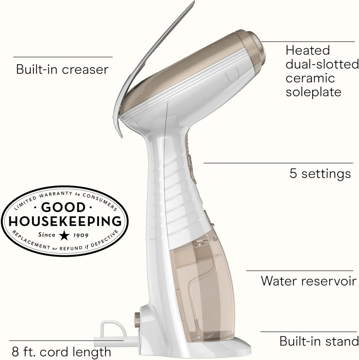 Conair Vaporizador de ropa de mano para ropa 110V
