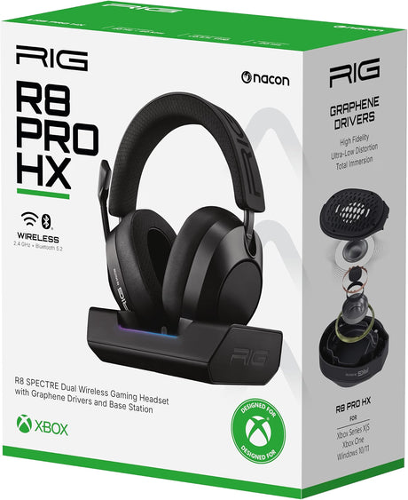 RIG R8 SPECTRE PRO HX Wireless Gaming Headset – Xbox / PC
