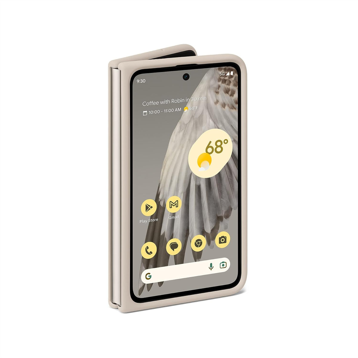 Google Pixel Fold Case GA04324 Funda de Silicona Porcelain – Open Box