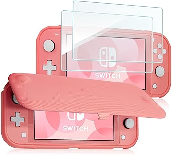 Funda + 2 Protector Pantalla Para Nintendo Switch Lite 2019