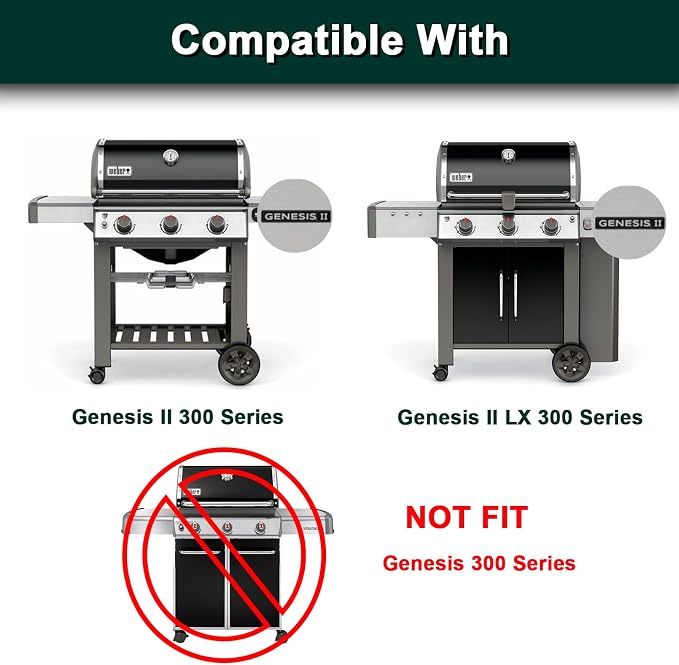 Parrillas de Cocción QuliMetal para Weber Genesis II 300 18,75"