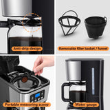 Cafetera eléctrica Taylor Swoden Darcy, programable 24 horas, 1,5 l (12 tazas) 110V