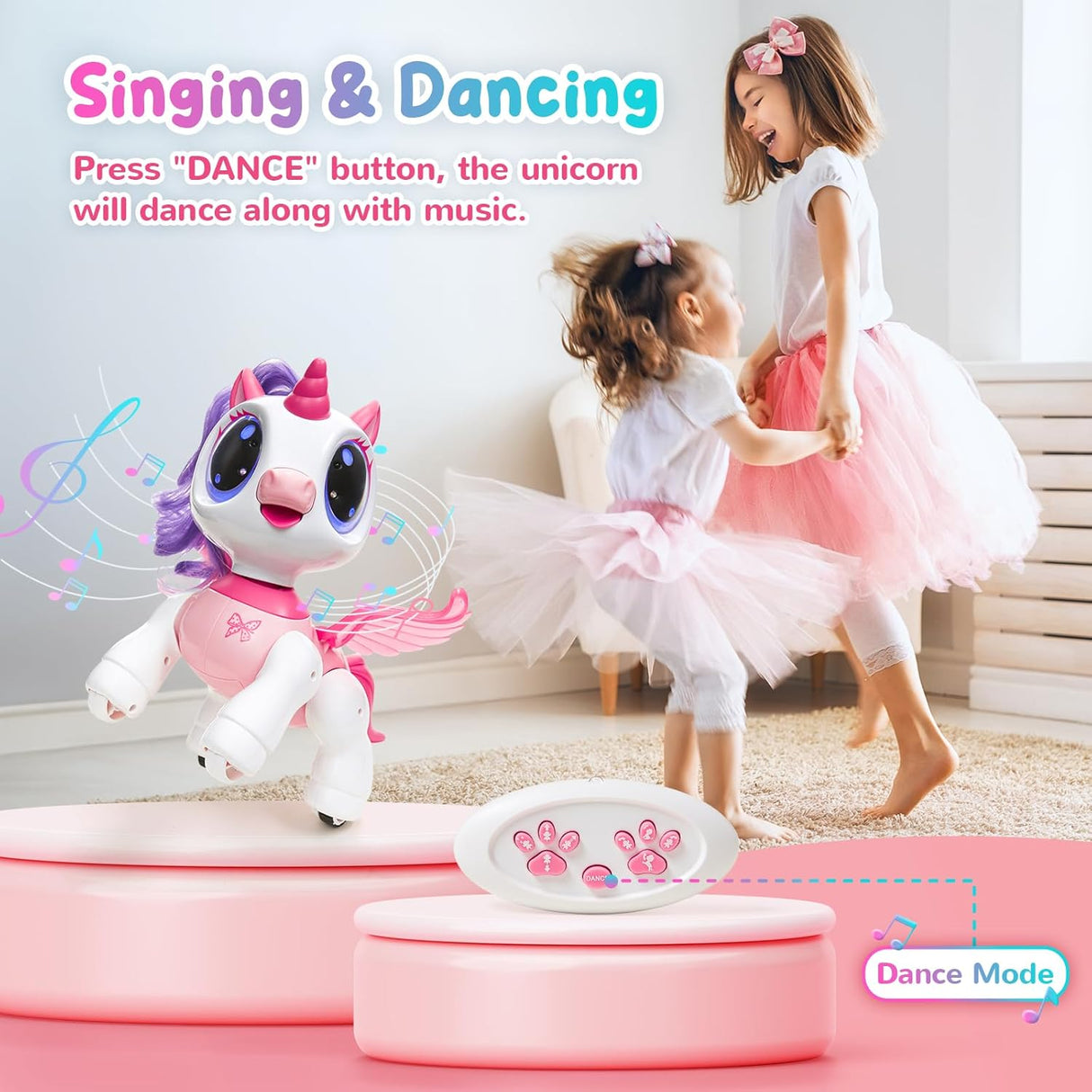 Robot Control Remoto Sgile Unicornio Interactivo Niñas 3-8 A