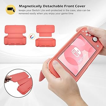 Funda + 2 Protector Pantalla Para Nintendo Switch Lite 2019