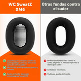 WC SweatZ XM6 – Fundas de Silicona para Almohadillas Sony WH-1000XM6