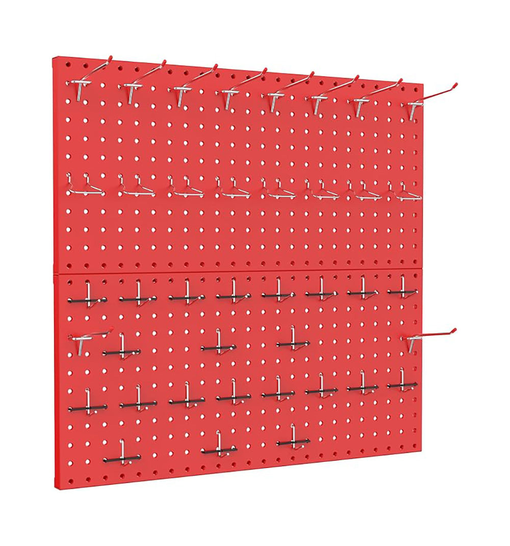 Organizador de Pared TORACK Pegboard Metálico 70 Piezas para Herramientas
