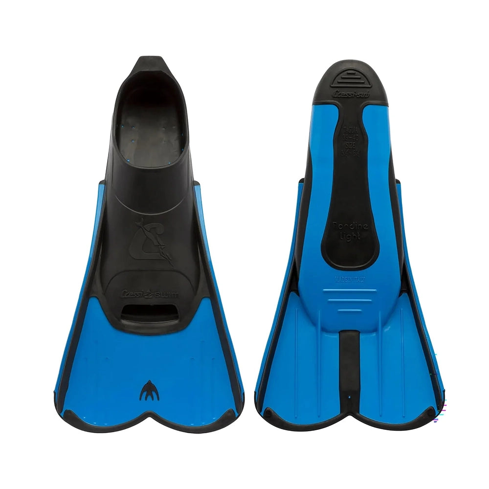 Aletas Cortas Cressi para Natación y Snorkel con Calzante Completo