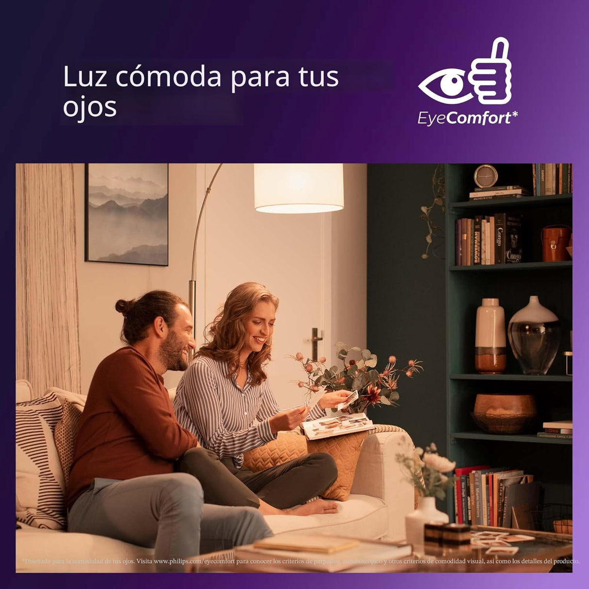PHILIPS Ampolletas LED de 60 W A19 Pack 4