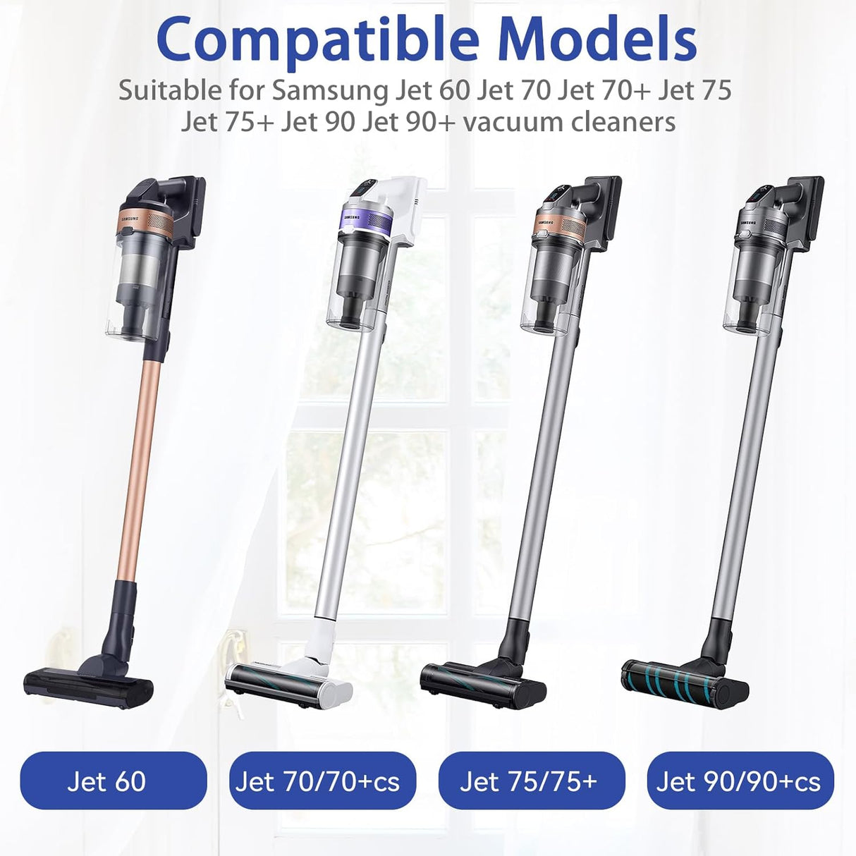 Filtros de vacío para chorro DJ97-02649A, piezas de repuesto lavables para Jet 90 Jet75+ Jet 70 Jet 60 SAMSUNG