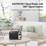 Radio Audiocrazy AC-Q1ARB Multibanda AM/FM/SW1/SW2 120V