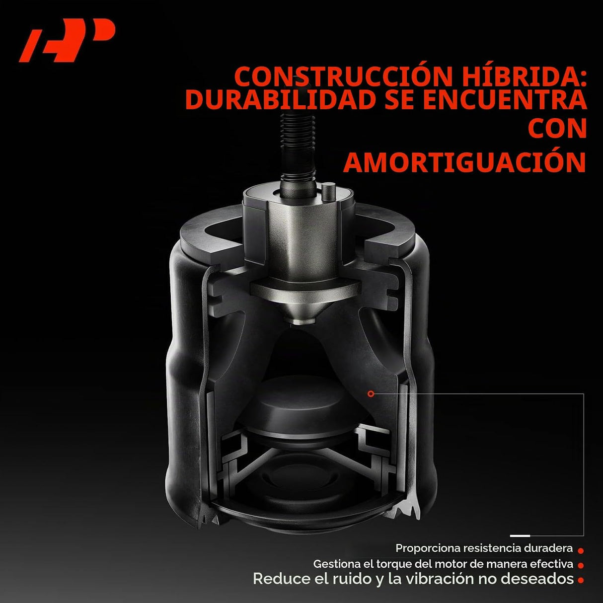 Kit de 4 Soportes de Motor y Transmisión para Toyota Camry 2007–2009 2.4L Automático A-Premium
