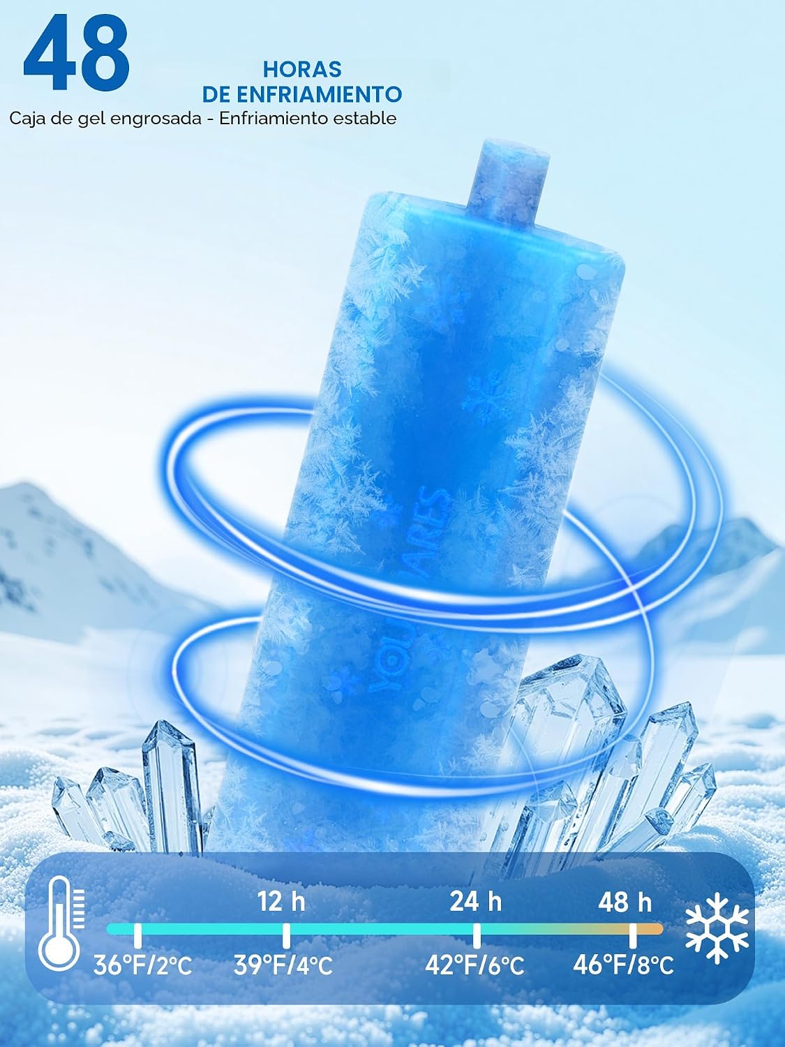 Estuche Refrigerador de Insulina YOUSHARES 48H para Viaje