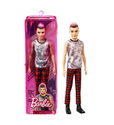 Barbie Fashionistas Muñeca de Moda MBarbie Ken Fashionistas #176 GVY29 Muñeco con Pantalón a Cuadros y Botas Negrasattel – Muñeca Fashionista