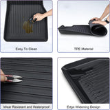 Alfombrillas de Piso Premium Pedigree 3D TPE para Tesla Model Y Juniper 2025-2026 | Juego de 3 Piezas | Protección Todo Clima