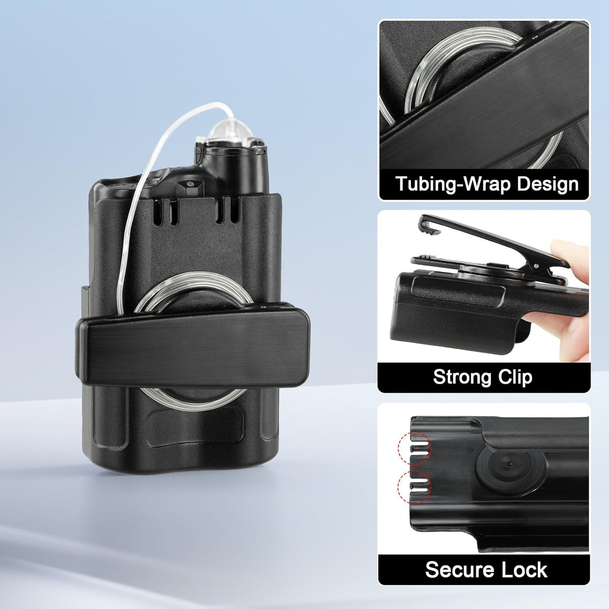 Estuche para bomba de insulina Medtronic MiniMed 780G con clip giratorio de 360°, seguro y duradero, accesorios para diabéticos Medtronic 780G