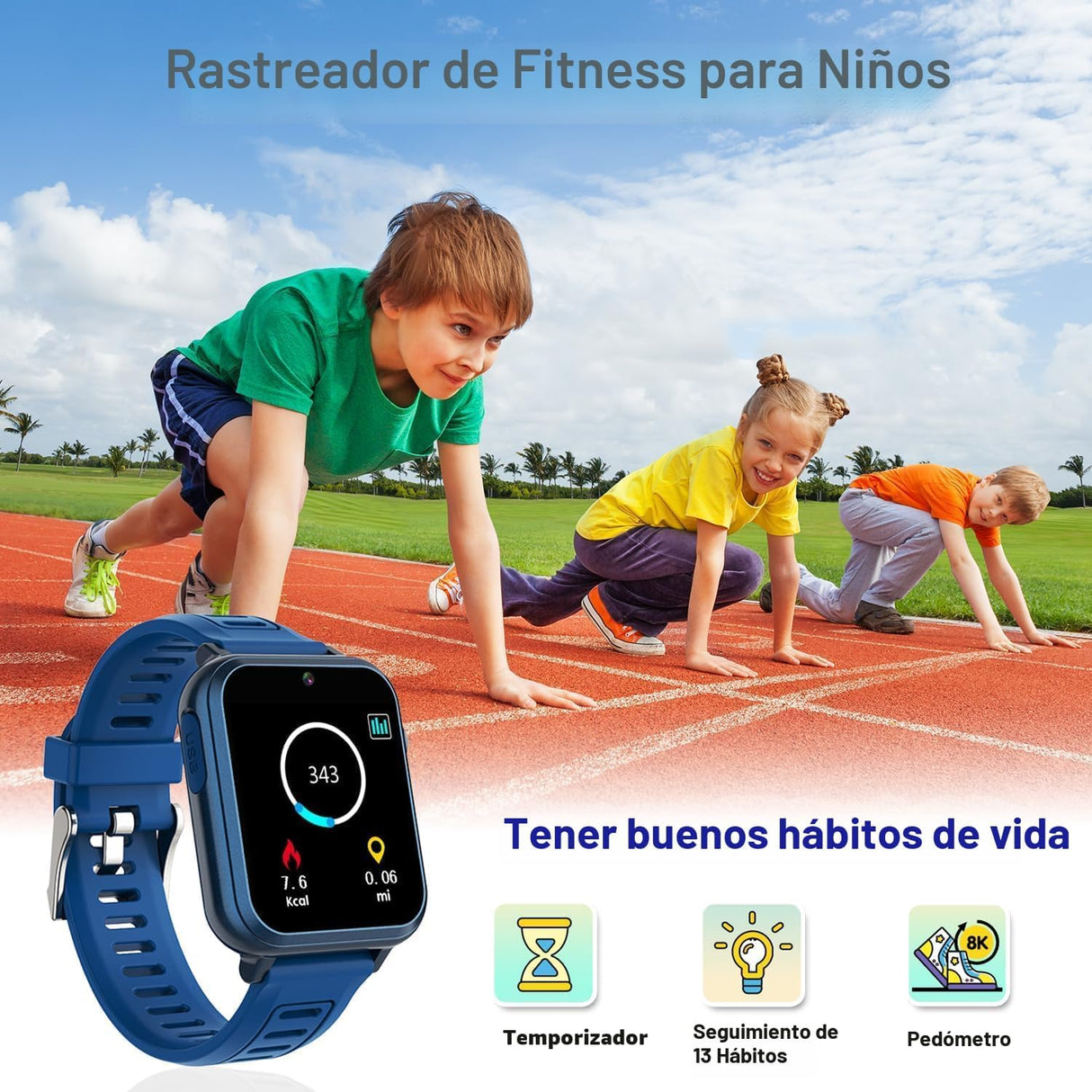 Cosjoype Reloj inteligente para niños