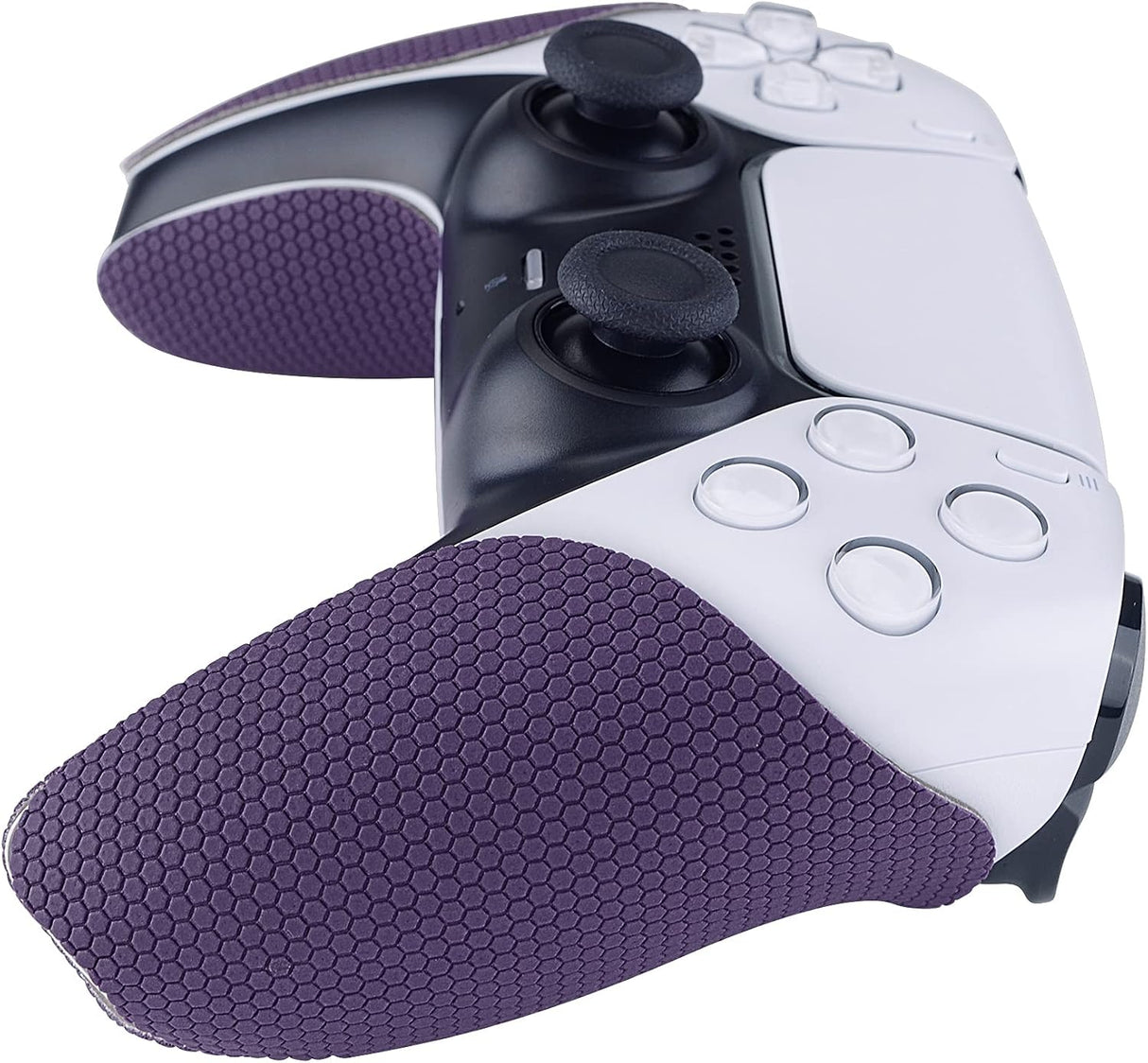 eXtremeRate PlayVital Purple Anti-Skid Grip para Control PS5 | Antideslizante | Absorbe el Sudor | Color Morado