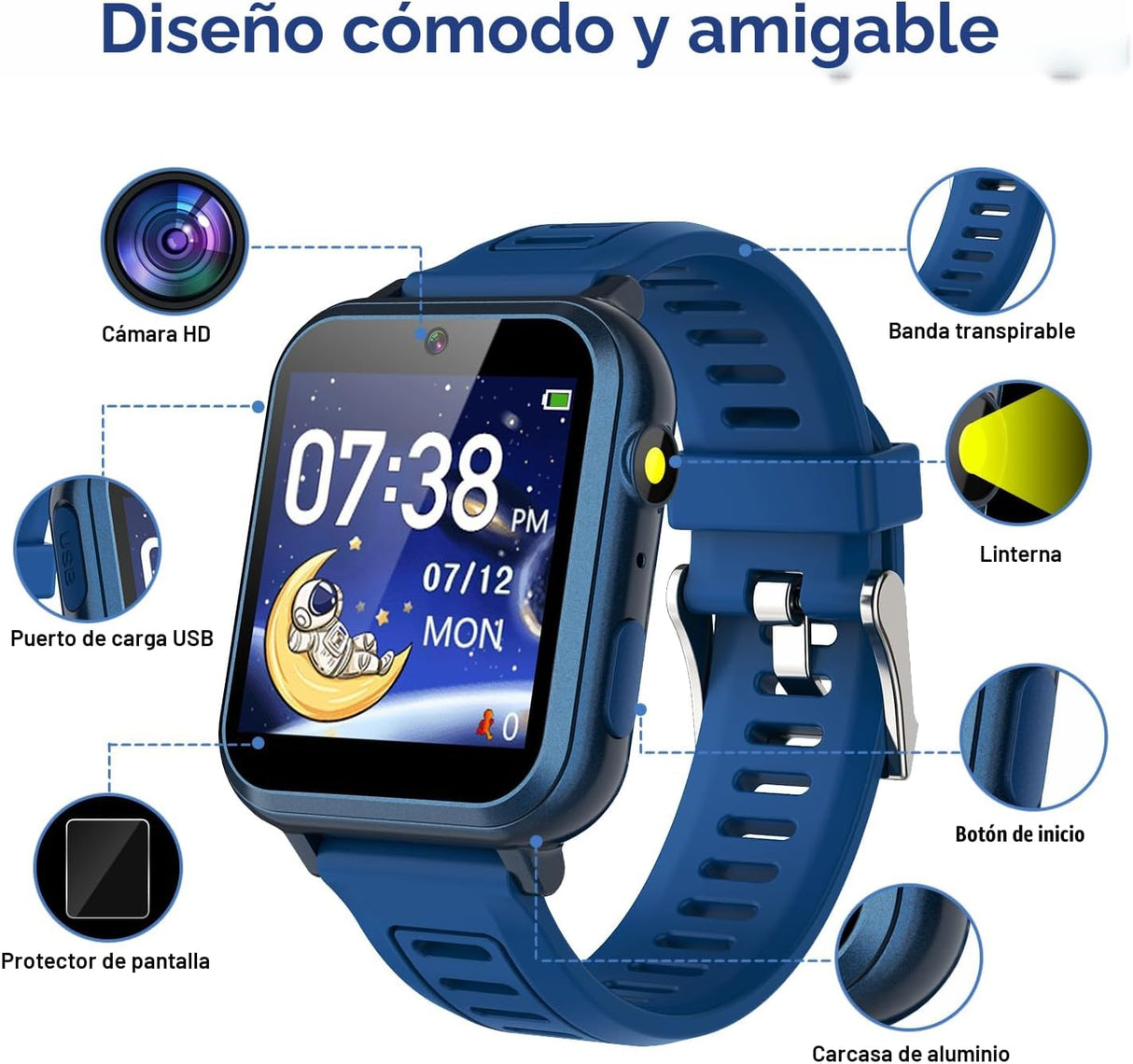 Cosjoype Reloj inteligente para niños
