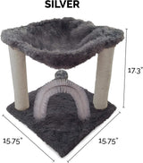 Centro de Juegos para Gatos Furhaven Tiger Tough Hammock Playground