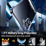 Carcasa Transparente para Samsung Galaxy S24 | Con Soporte Oculto | Protección Militar | Antiamarilleo | Nueva