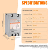 Convertidor Digital de Fase LGIB CPS-10HP Monofásico a Trifásico 220V 10 HP