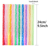 600 tiras de papel de estrella de origami colores luminosos brillan en la oscuridad