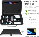 Smatree Maletín Rígido para Portátil de 13,3 Pulgadas Compatible con MacBook Pro